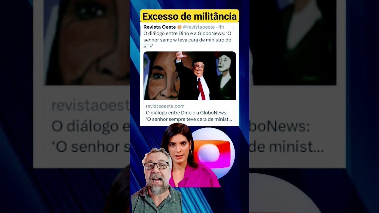 Globonews para Flávio Dino: "o senhor sempre teve cara de ministro do STF"