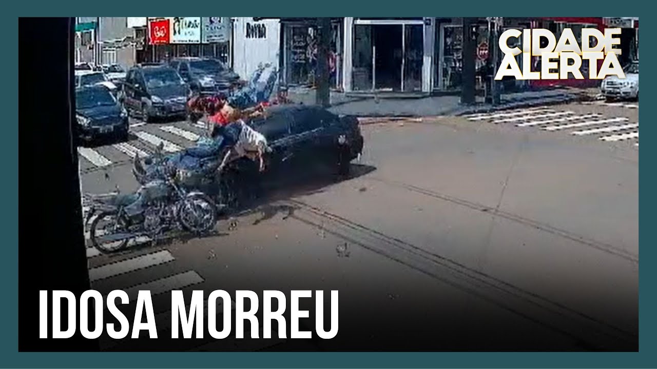 VAZARAM O SEMÁFORO: idosa morre em acidente entres motos e carro | Cidade Alerta Minas