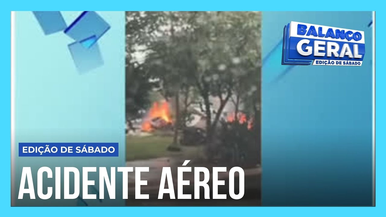 Queda de avião provoca a morte de cinco pessoas em Jaboticabal (SP); criança está entre vítimas