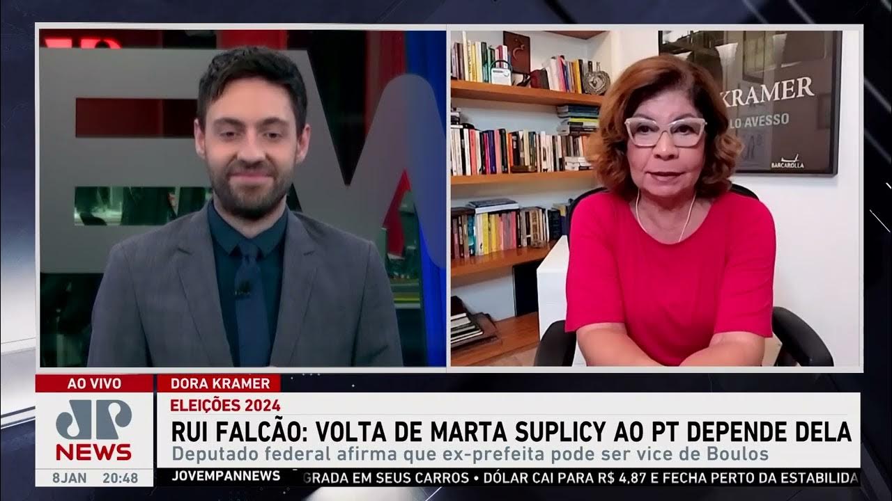 Rui Falcão fala sobre possível volta de Marta Suplicy ao PT: “Só depende dela”; Kramer analisa