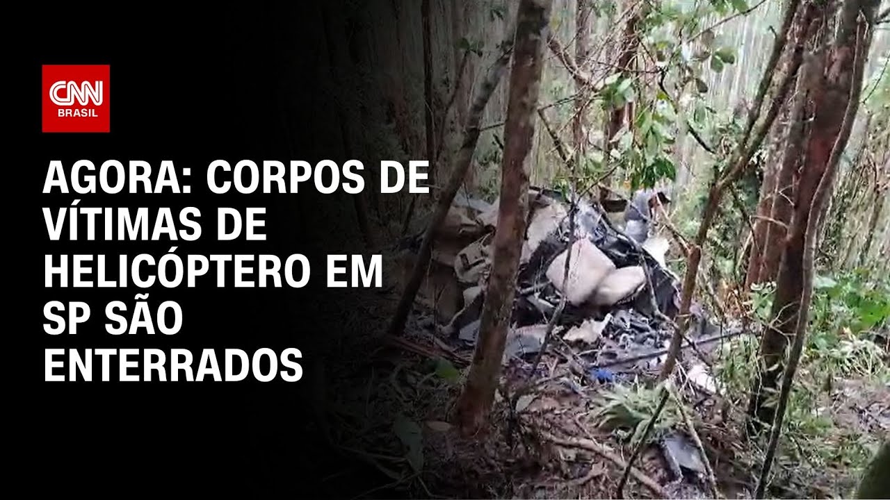 Agora: corpos de vítimas de helicóptero em SP são enterrados | AGORA CNN