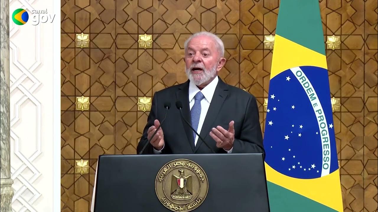 Veja como foi o discurso de Lula no Egito