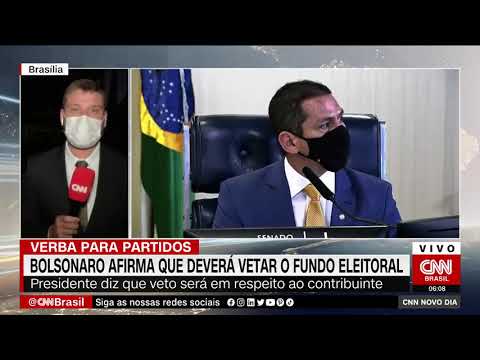 Bolsonaro afirma que deverá vetar o Fundo Eleitoral CNN BRASIL