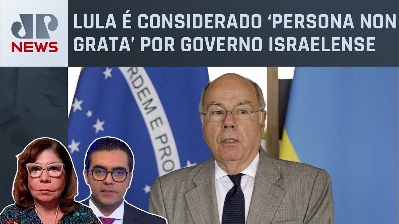 Mauro Vieira se reúne com embaixador de Israel no Brasil; Dora Kramer e Vilela analisam