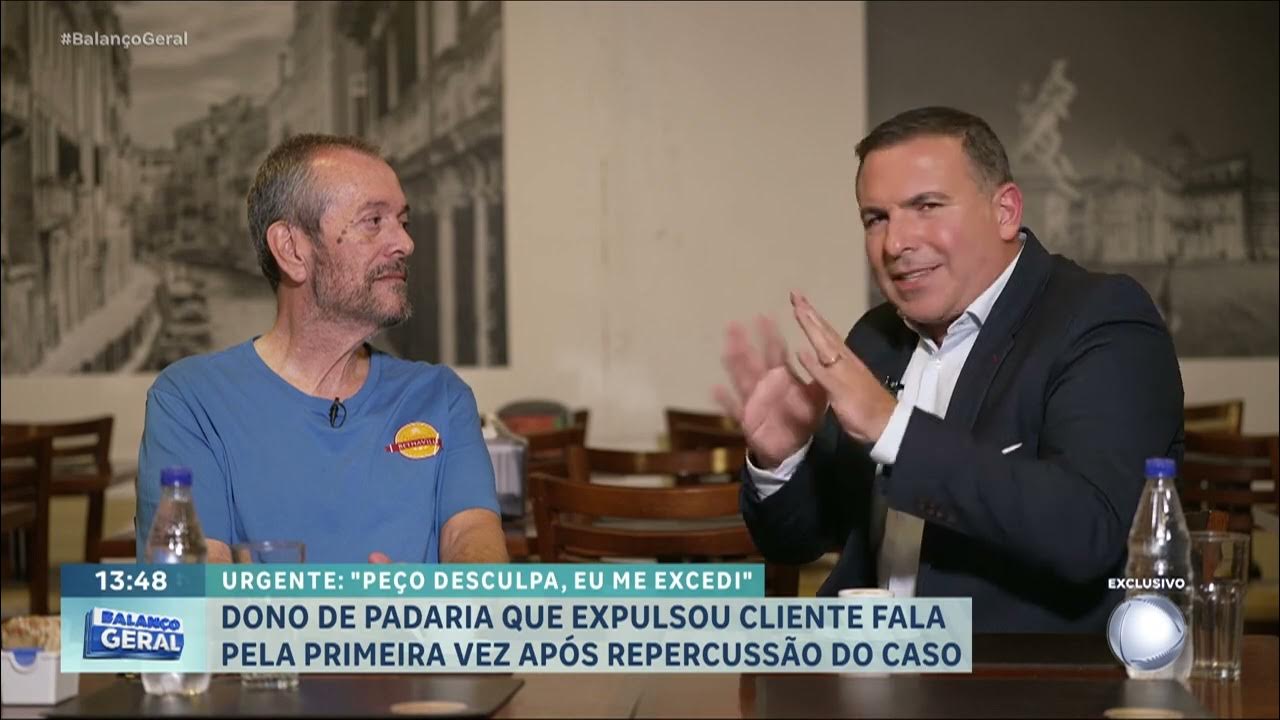 Exclusivo: Reinaldo Gottino entrevista dono de padaria que expulsou cliente em SP