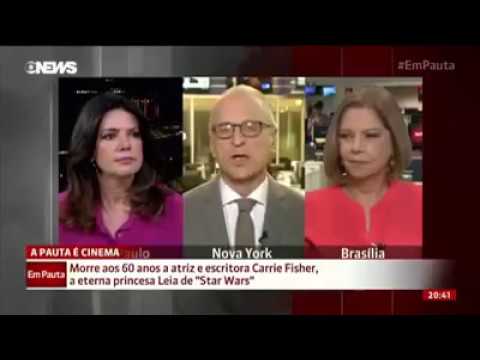 Repórter da Globonews Imitando o Chewbacca ao vivo (HD)