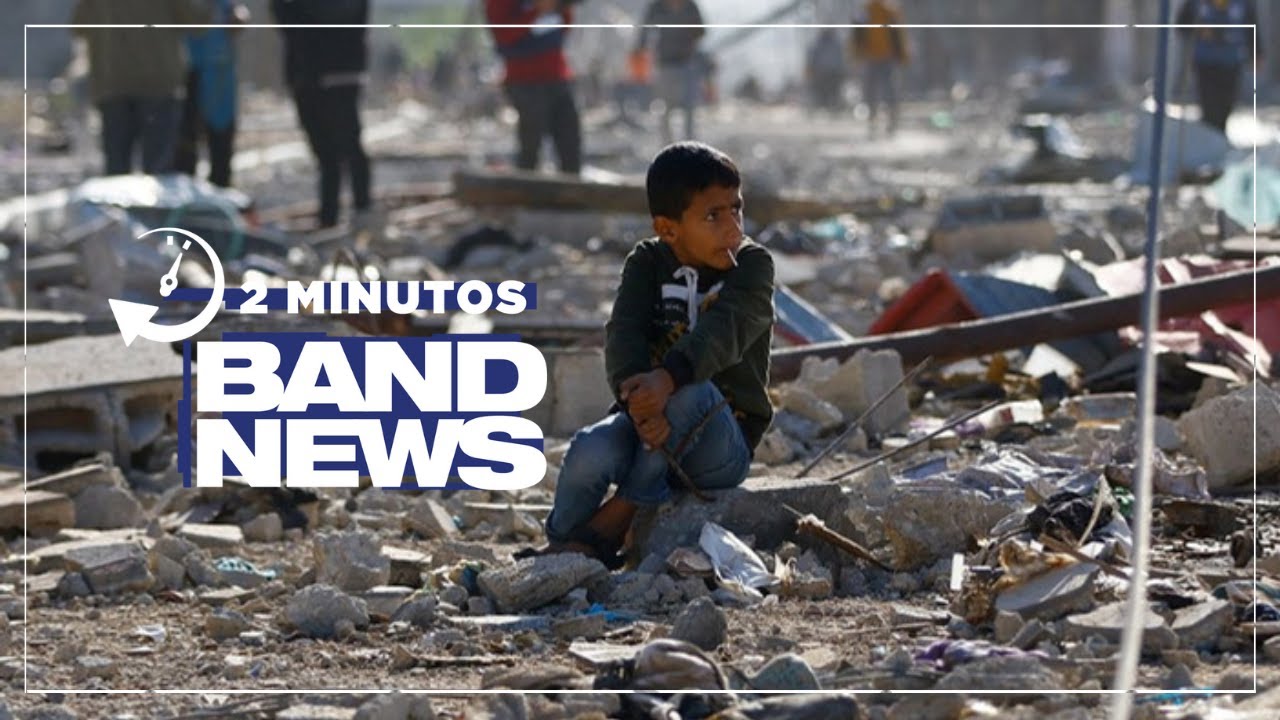 BandNews em 2 Minutos (29/02/24 – Noite) EUA dizem que Israel matou 25 mil pessoas em Gaza
