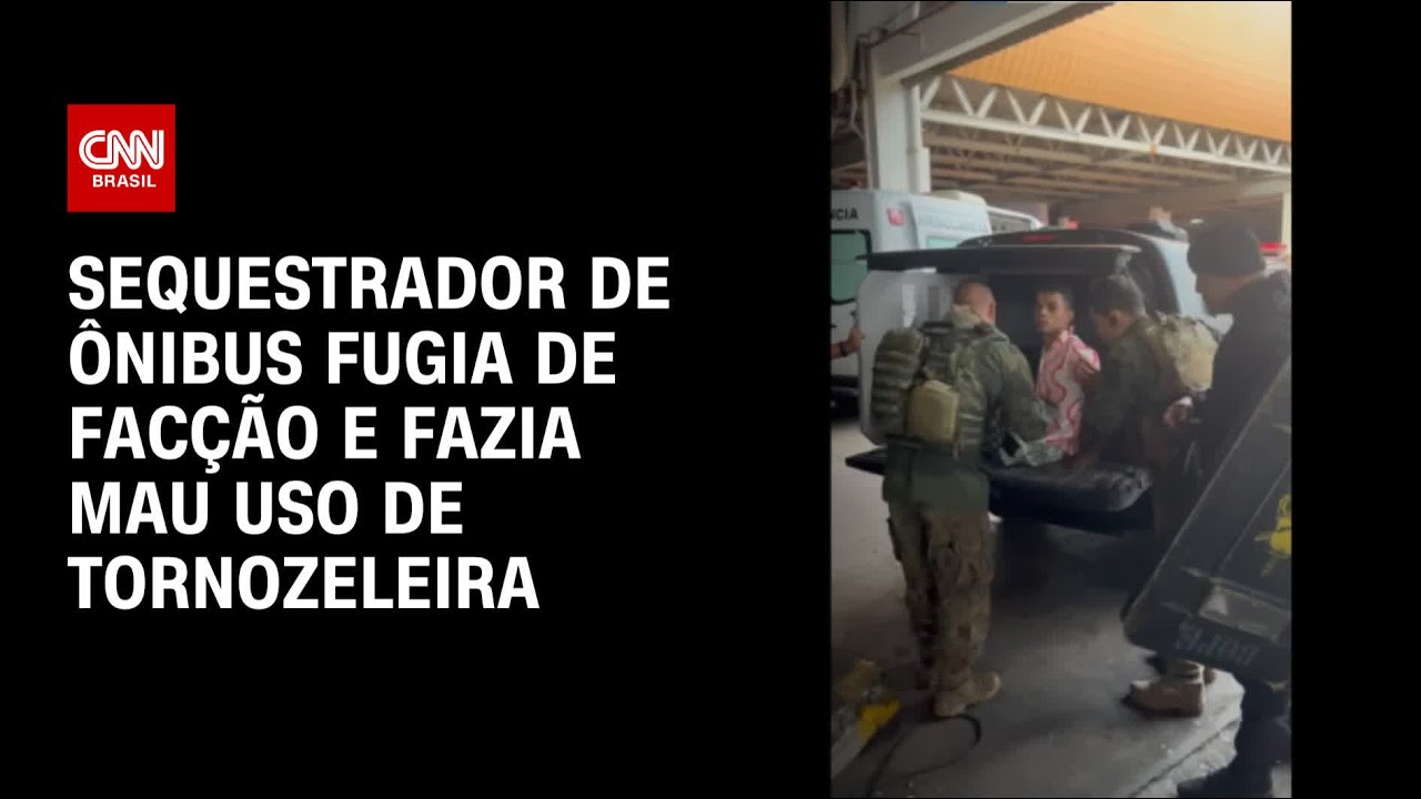Sequestrador de ônibus fugia de facção e fazia mau uso de tornozeleira | CNN 360º
