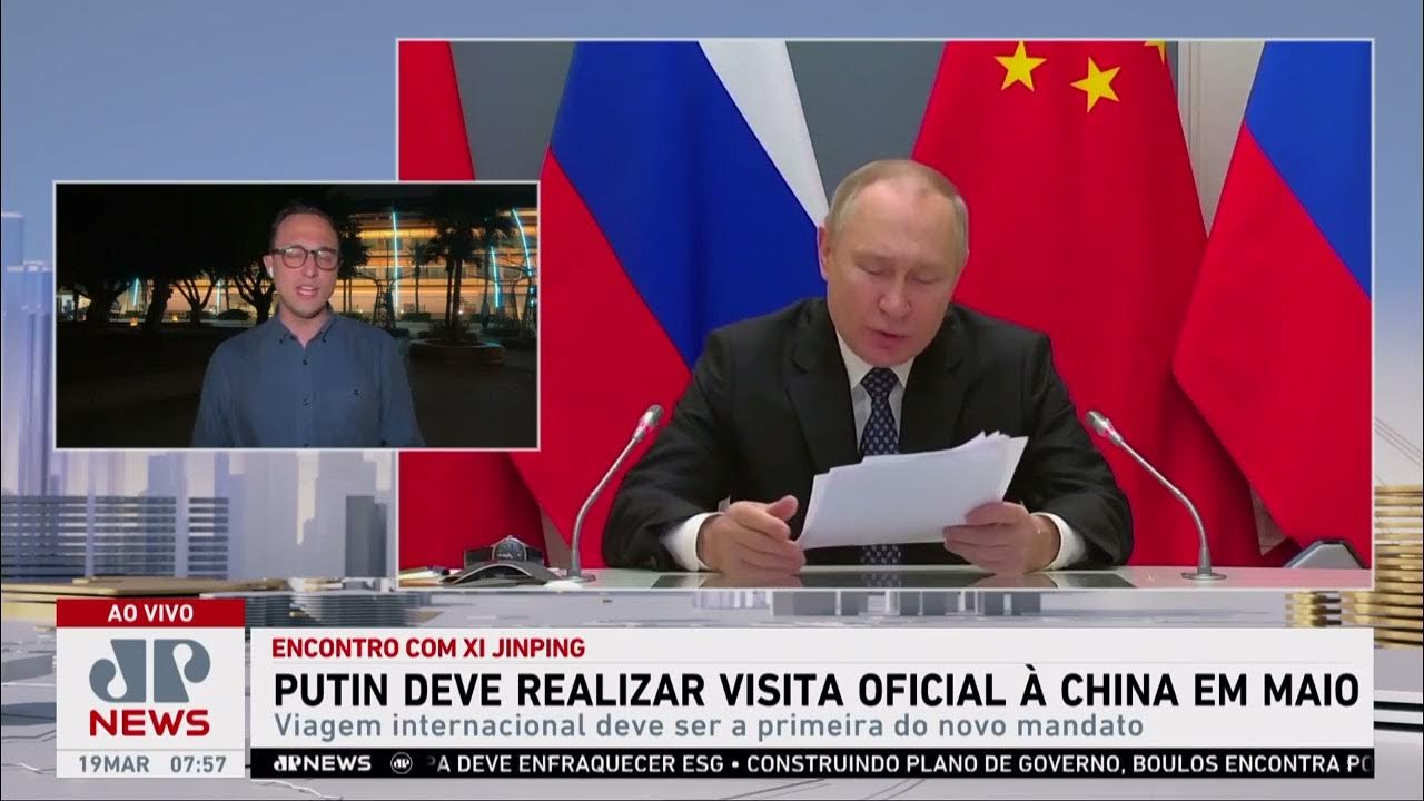 Putin deve realizar visita oficial à China em maio