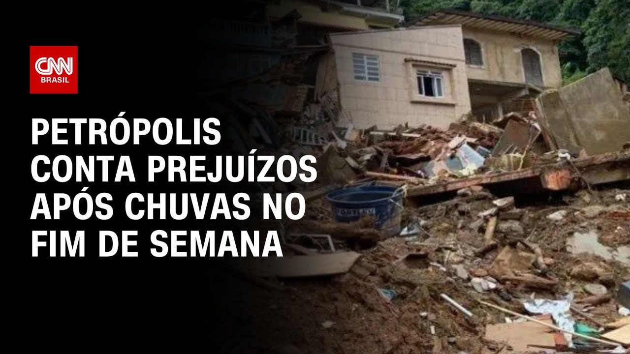 Petrópolis conta prejuízos após chuvas no fim de semana | CNN NOVO DIA