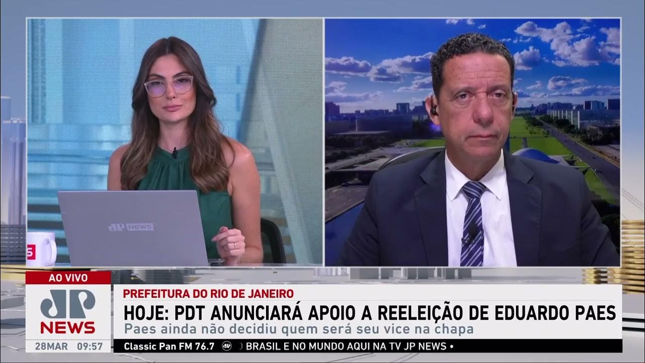 PDT anunciará apoio à reeleição de Eduardo Paes; José Maria Trindade comenta
