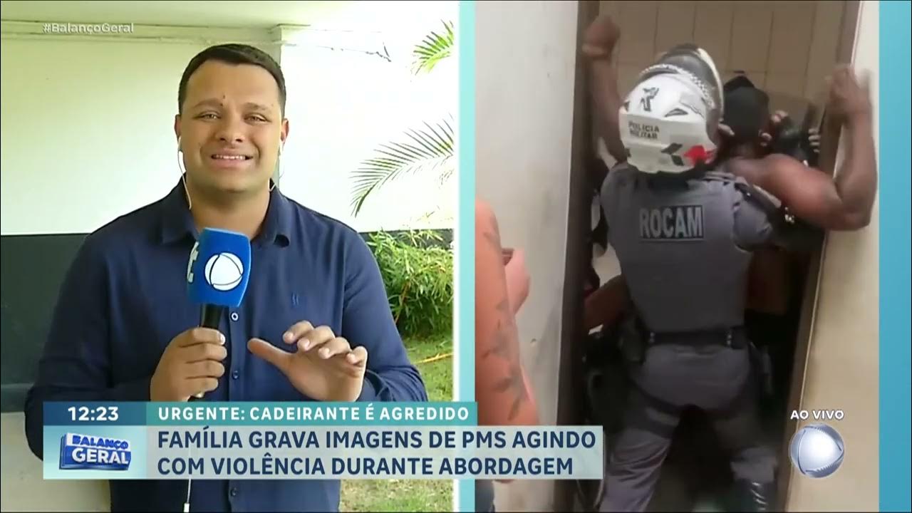 Vídeo mostra policiais agredindo cadeirante durante abordagem no interior paulista