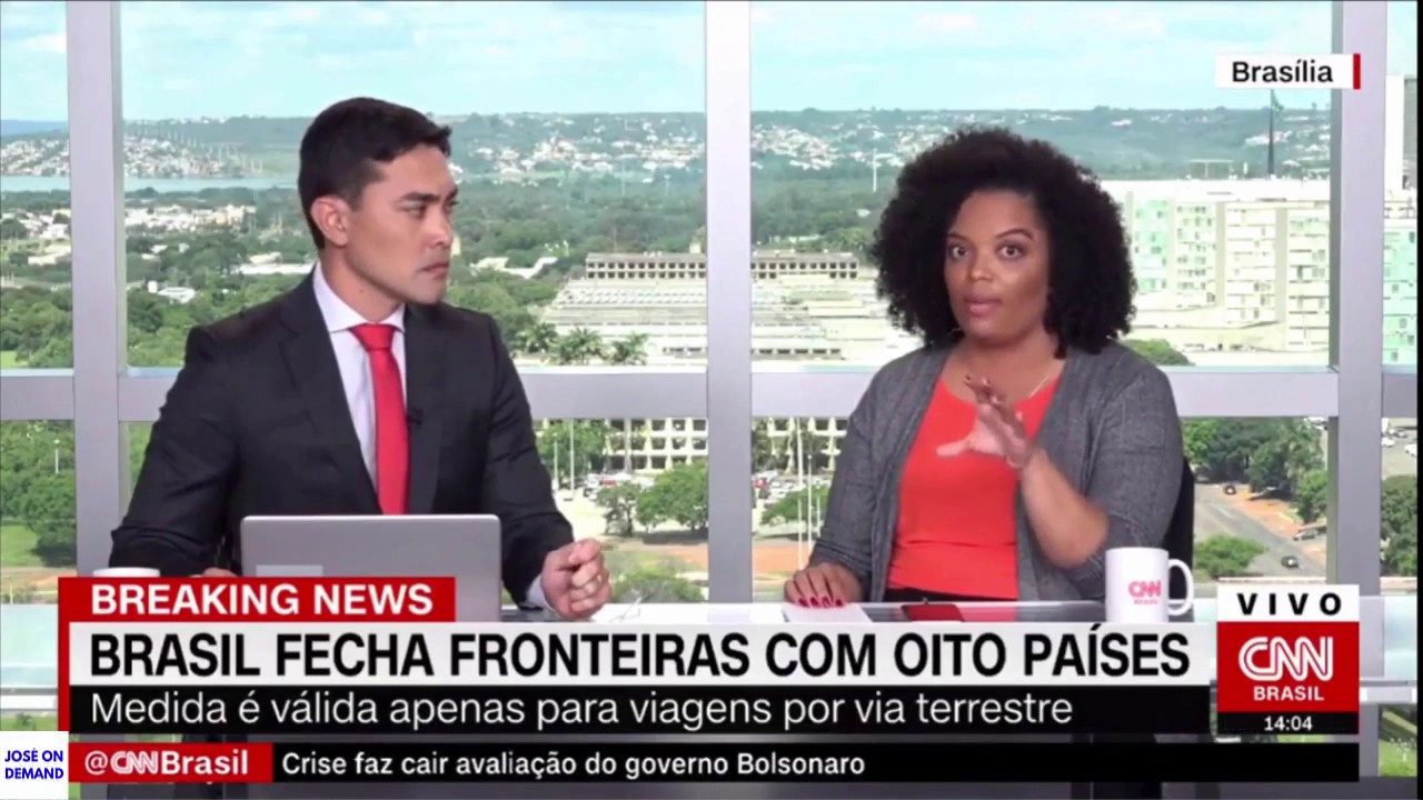 Colunista da CNN Brasil comete uma gafe absurda ao vivo (19/03/2020)