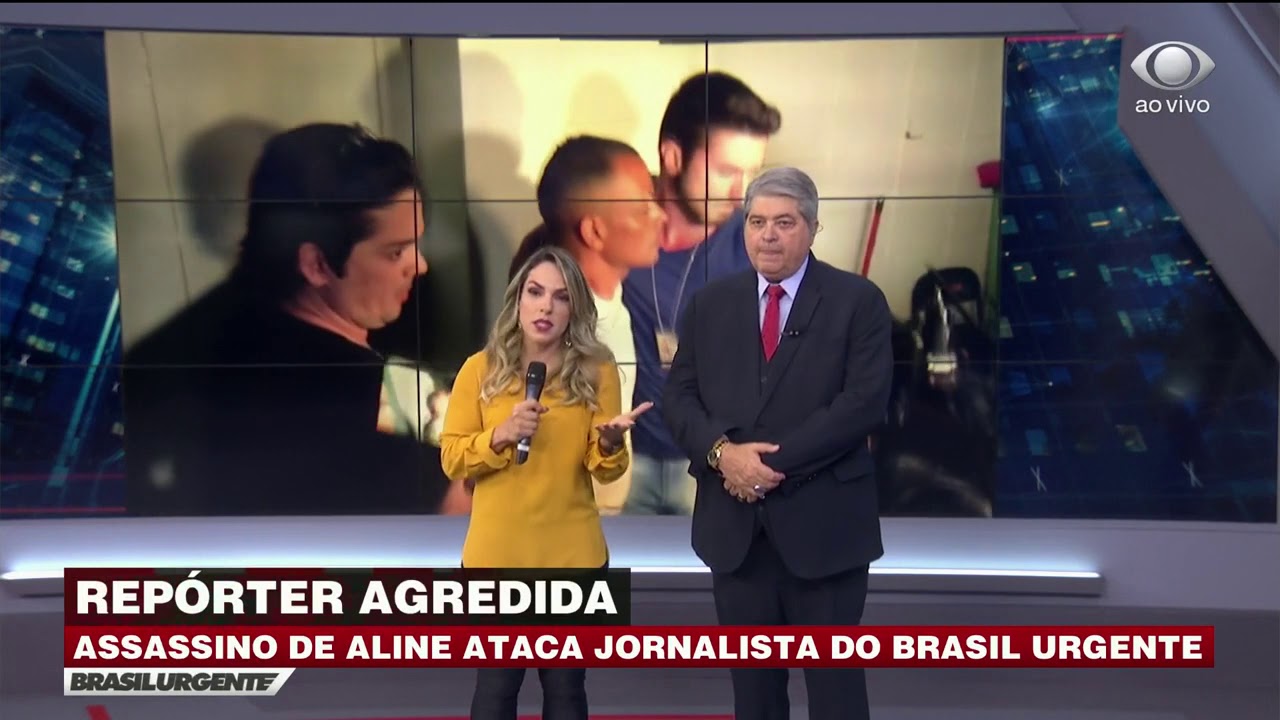 Repórter do Brasil Urgente é atacada por assassino