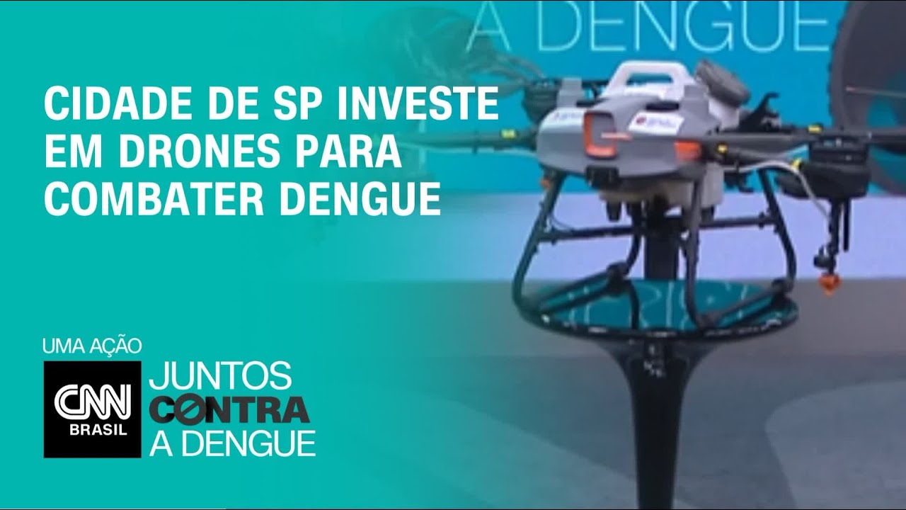 Cidade de SP investe em drones para combater dengue | CNN PRIME TIME