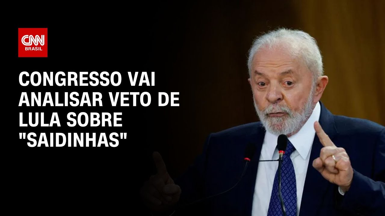 Congresso vai analisar veto de Lula sobre "saidinhas" | CNN NOVO DIA