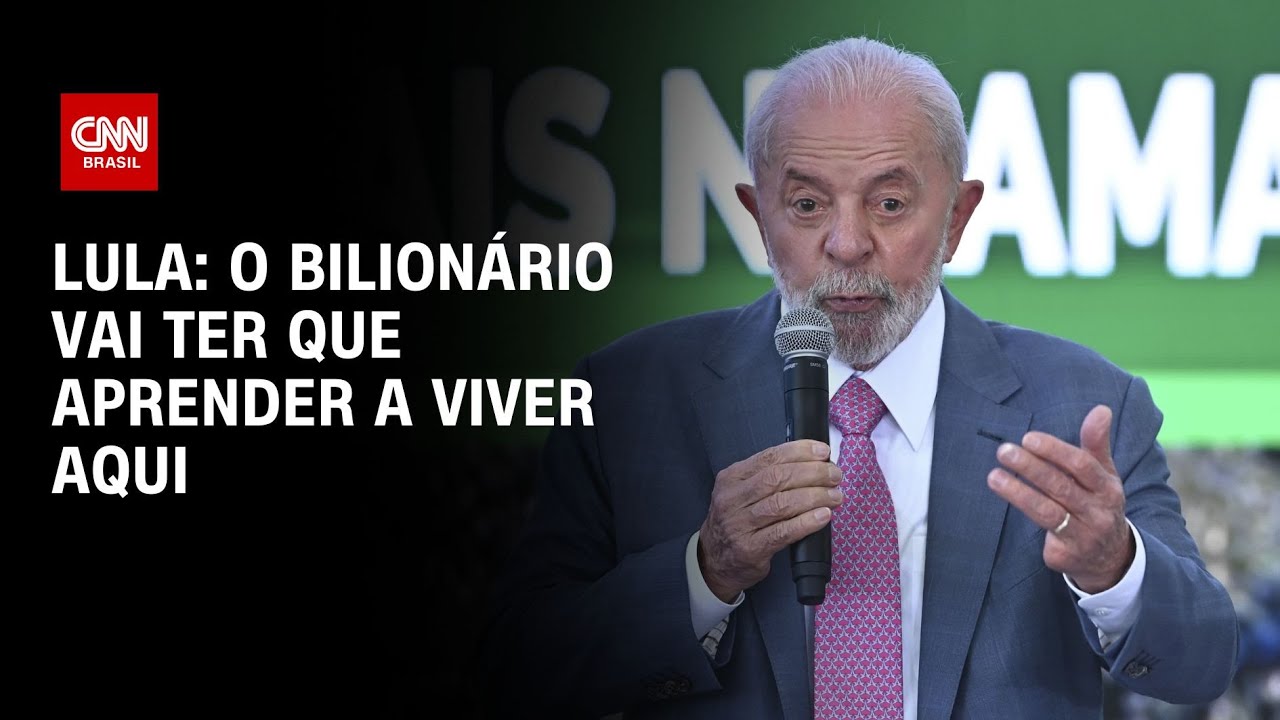 Lula: O bilionário vai ter que aprender a viver aqui | LIVE CNN