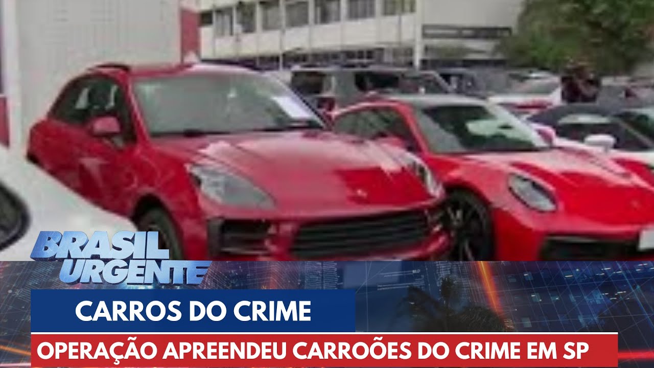 Carrões do crime apreendidos em operação policial | Brasil Urgente