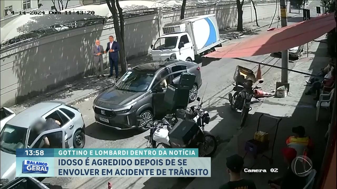 Dentro da Notícia: Idoso é agredido após acidente de trânsito em Belo Horizonte (MG)