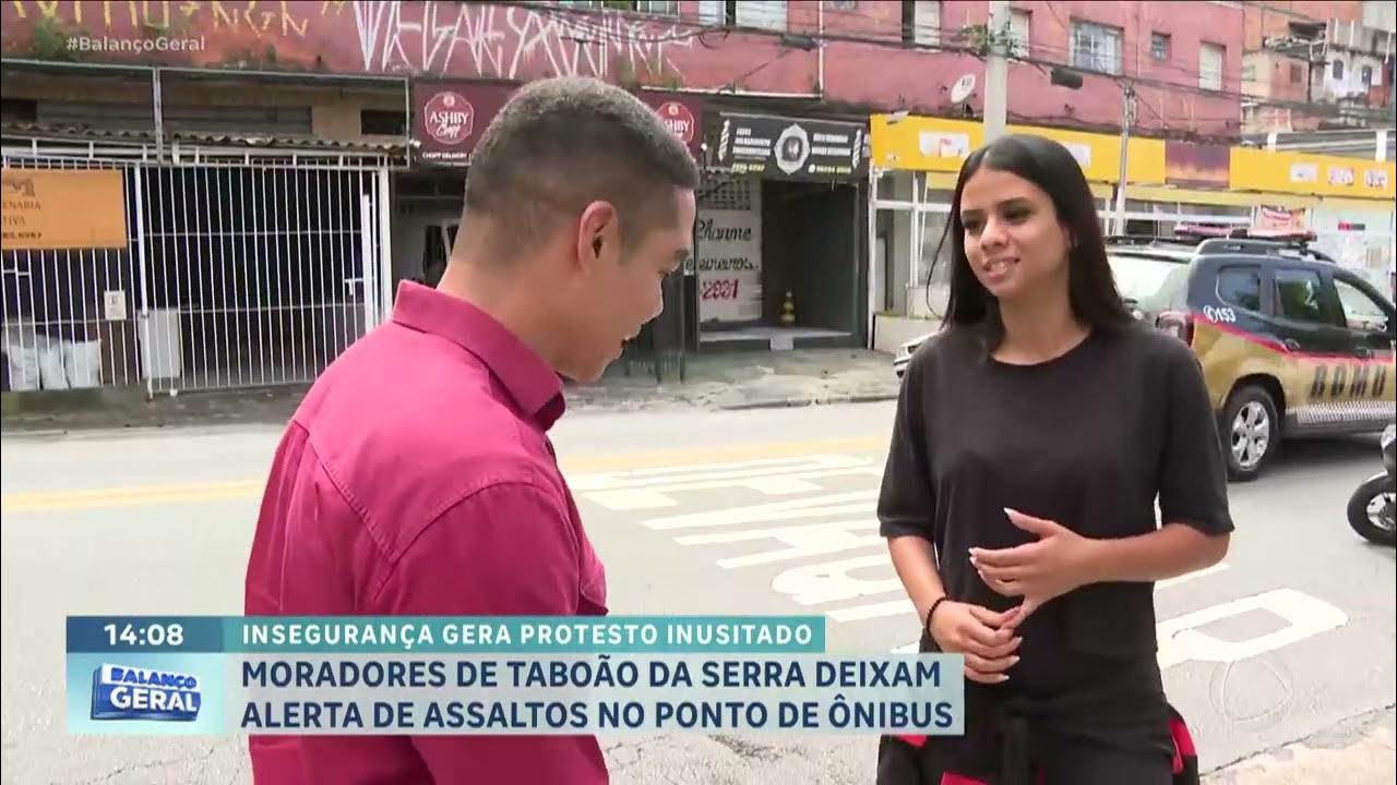 Moradores relatam insegurança nos pontos de ônibus de Taboão da Serra