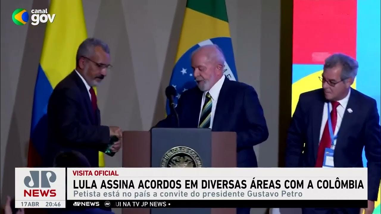 Lula assina acordos em diversas áreas com a Colômbia