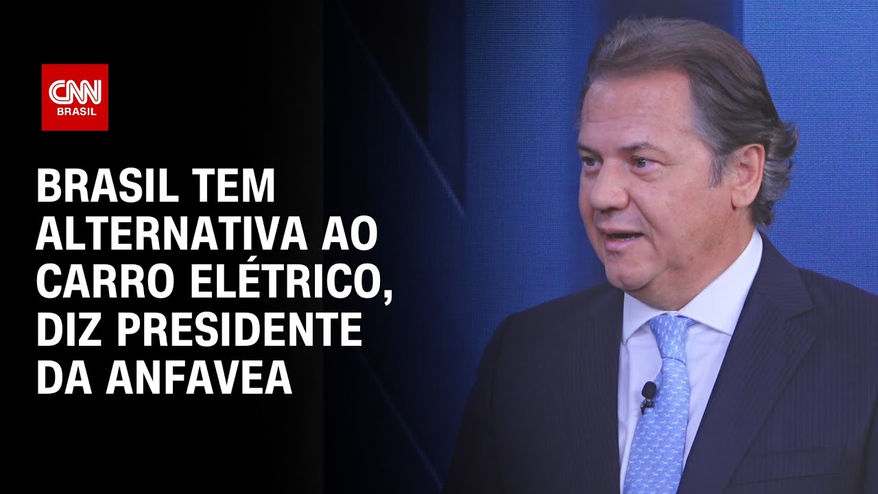 Brasil tem alternativa ao carro elétrico, diz presidente da Anfavea | CNN ENTREVISTAS