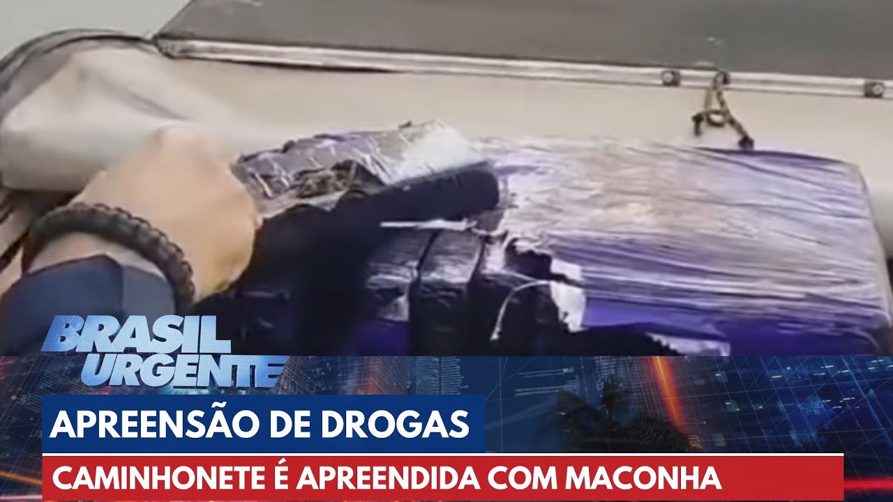 Polícia apreende uma tonelada de maconha em caminhonete | Brasil Urgente