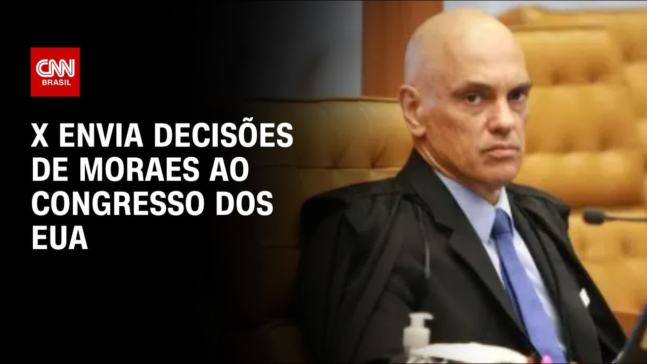 X envia decisões de Moraes ao Congresso dos EUA | CNN PRIME TIME