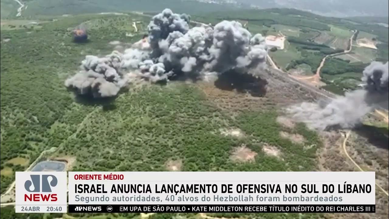 Israel anuncia lançamento de ofensiva no sul do Líbano contra Hezbollah